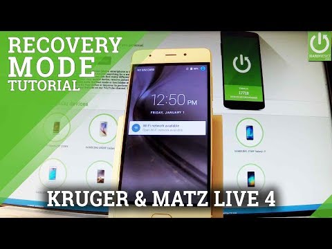 How to Open Recovery Mode in KRUGER & MATZ Live 4