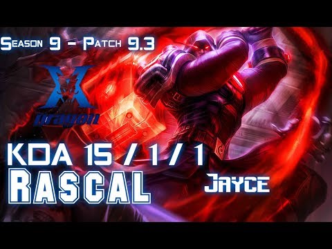 KZ Rascal JAYCE vs LISSANDRA Top - Patch 9.3 KR Ranked