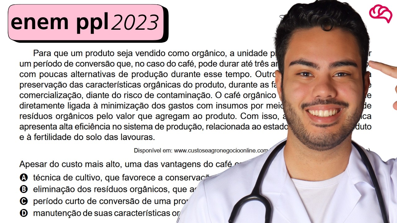 Resolução em Vídeo — Questão 93 ENEM 2023 PPL