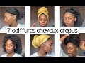 7 COIFFURES SIMPLES CHEVEUX CREPUS