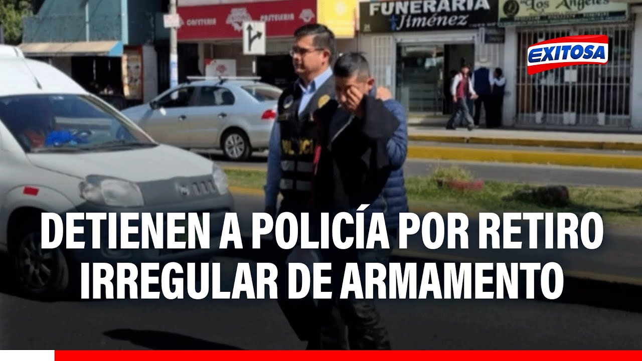 🔴🔵 Arequipa: Jefe de Policía de Carreteras de Chala fue detenido por retiro irregular de armamento