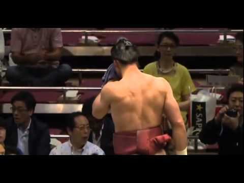 Takanoyama vs Tokushinho Day 8 Sumo Natsu Basho May 2014
