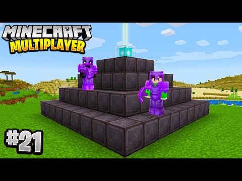 THE NETHERITE BEACON in Minecraft Multiplayer Survival! (Episode 21)