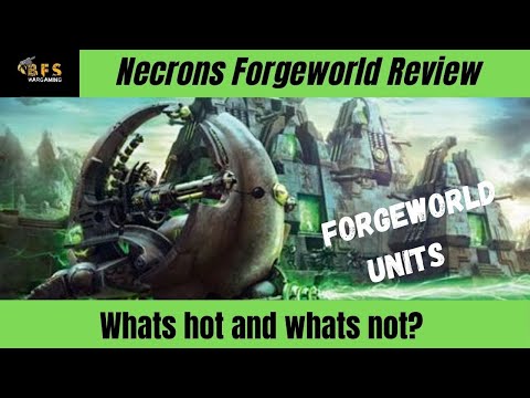 Necron Forge world review all the necron units whats hot and whats not? #7