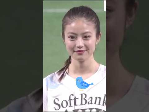 今田美桜ちゃん始球式