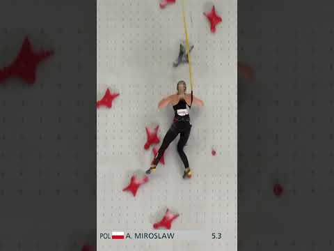 Meet Ola Miroslaw, the fastest female speed climber in the world ! 🔥🤯