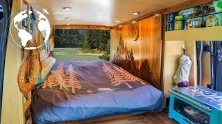 Married Couple Leave Established Life in Suburbia for a Life on the Road in Converted Sprinter Van
