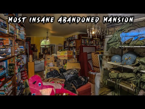 Abandoned Mansion Fully Furnished Found With Electricity, Fridge Full Of Food And Cars!