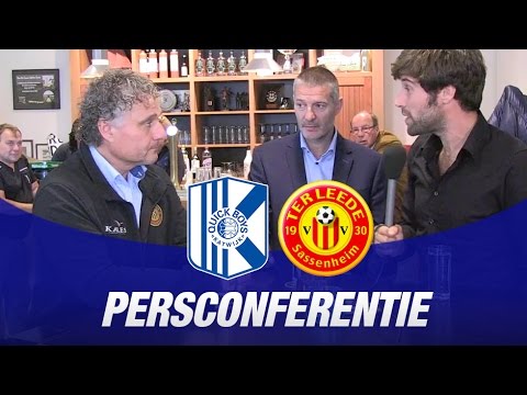 Persconferentie Quick Boys  - Ter Leede