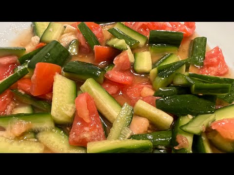How to make spicy Cambodian cucumber salad