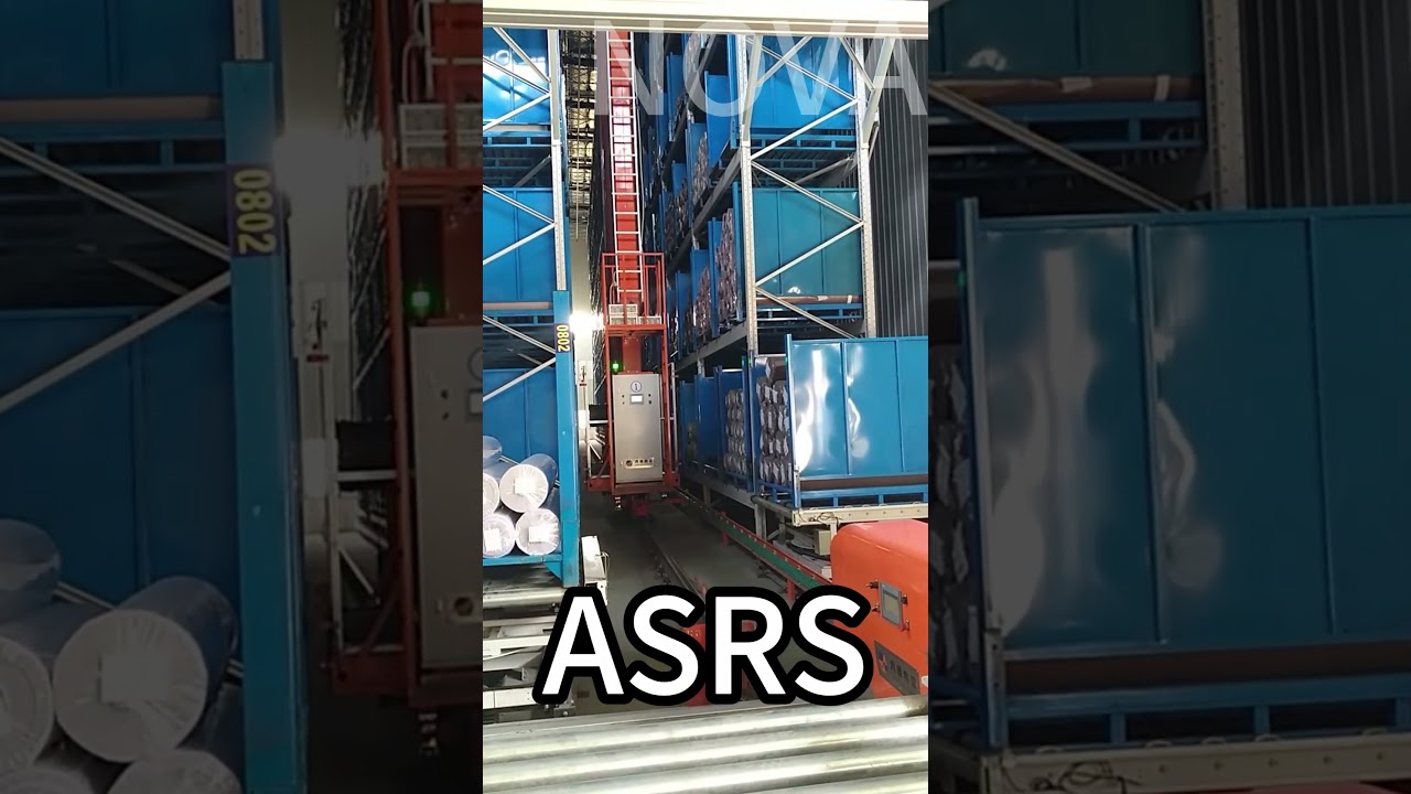 Stacker Crane ASRS: Revolutionizing Automated Storage & Retrieval Systems  #asrs#warehouserack#nova