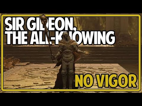 Sir Gideon Ofnir, the All Knowing - Elden Ring No Vigor Boss Fights
