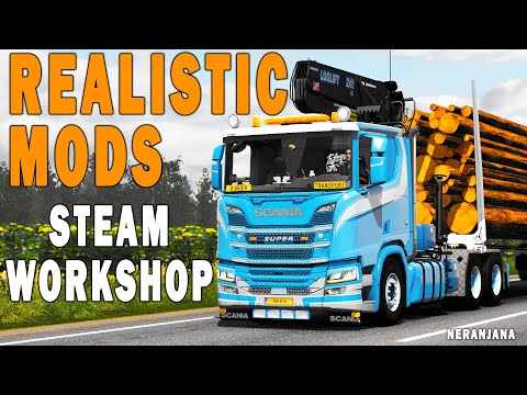 ETS2 TOP 10 BEST REALISTIC STEAM WORKSHOP MODS - EURO TRUCK SIMULATOR 2 MODS 2021