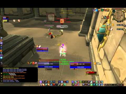 Destro Warlock/Rogue vs. Ret Paladin/Holy Paladin arena pvp 5.2 Win