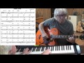 Moon Rays - Jazz guitar & piano cover ( Horace Silver )