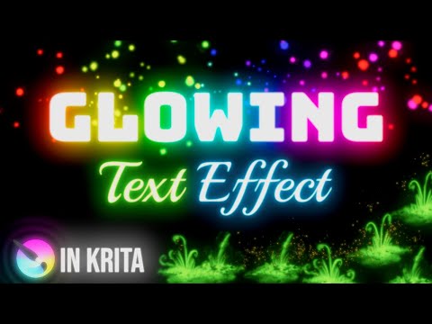 Create a Glow Effect in Krita (Tutorial)