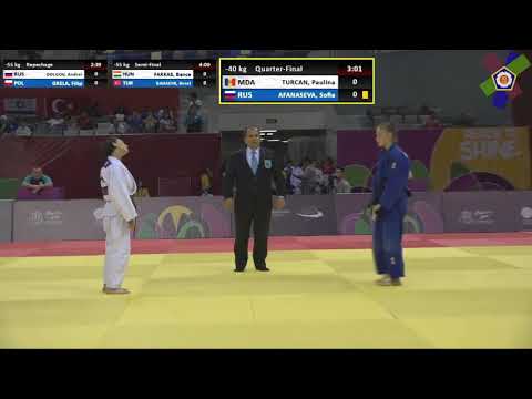 Judo.MD 2019  40 kg TURCAN (MDA) - AFANASEVA (RUS) EYOF Baku  2019