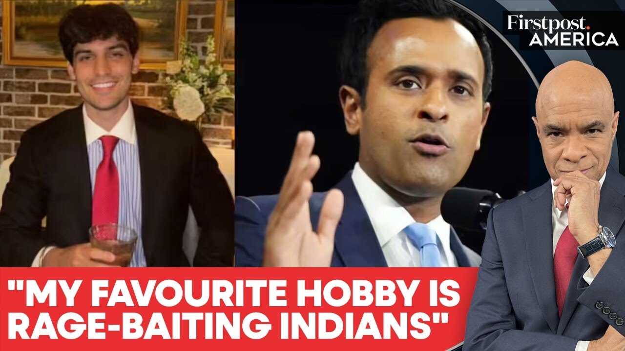 Haley's Son Boasts of "Rage-Baiting Indians," Targets "Vivek Ramaslimey" | Firstpost America | N18G