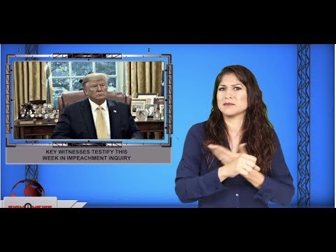 Key witnesses testify this week in impeachment inquiry (ASL - 10.14.19)