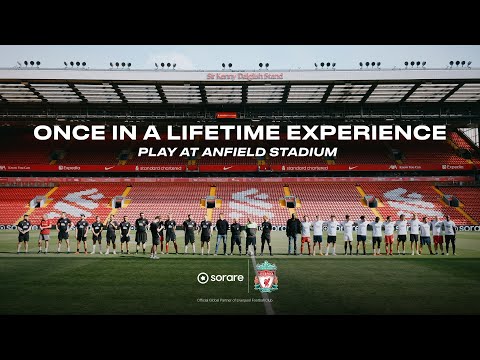 Once In A Lifetime Experience - Play at Anfield Stadium with @LiverpoolFC
