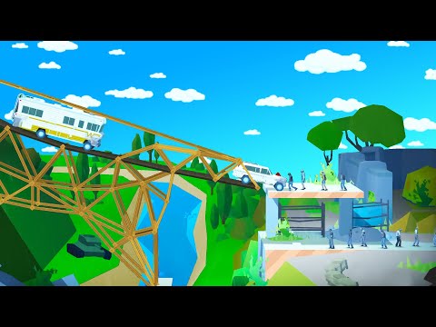 Building Bridges For Zombie Defense Purposes in Bridge Constructor: The Walking Dead