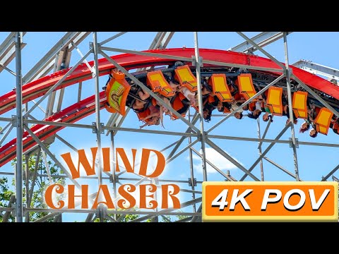 Off-ride footage of a Wind Chaser train