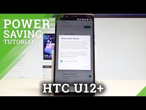 How to Enable Battery Saver on HTC U12+ - Power Saving Mode |HardReset.Info