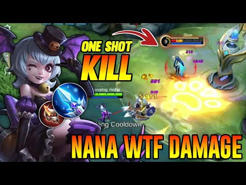 NANA ONE SHOT KILL..SEKALI COMBO MUSUH LANGSUNG MATI - TOP GLOBAL NANA