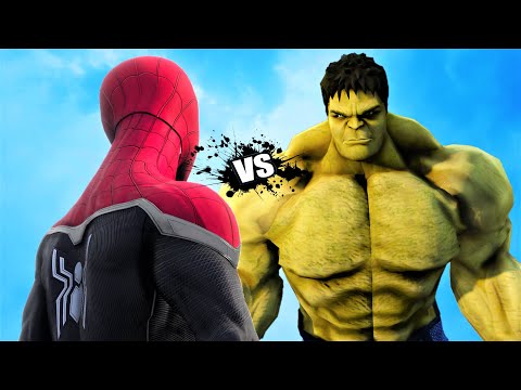BIG HULK VS SPIDERMAN (FFH) - THE INCREDIBLE HULK VS SPIDER MAN Far from home