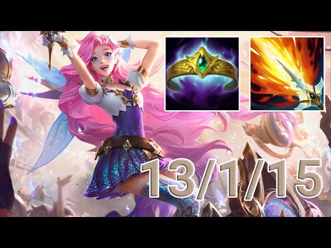 Seraphine Bot VS Aphelios | KR Master Patch 13.12