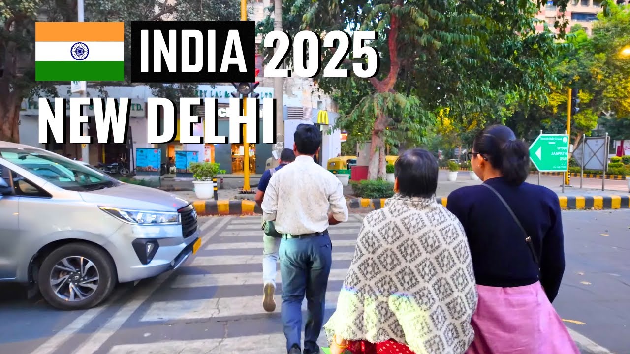 Immersive street-level walking tour through Delhi (Daily Life 28), India, showcasing authentic urban landscapes, local architecture, and the vibrant atmosphere of the city's neighborhoods