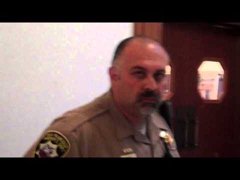 061814 Sheriff - No Civil Standby - Incorrect Policy re Videotaping at Sheriff's Public Office