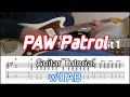 PAW Patrol パウパトロール Theme Song Nick Jr Guitar Tutorial TAB