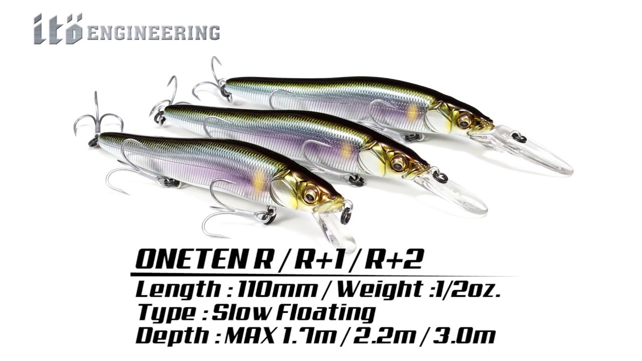 Вiдео Воблер Megabass Vision Oneten R+1