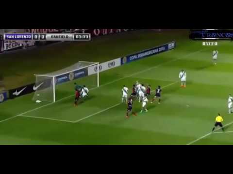 Gol de Matias Caruzzo - San Lorenzo 1 vs 0 Banfield - Copa Sudamericana 2016