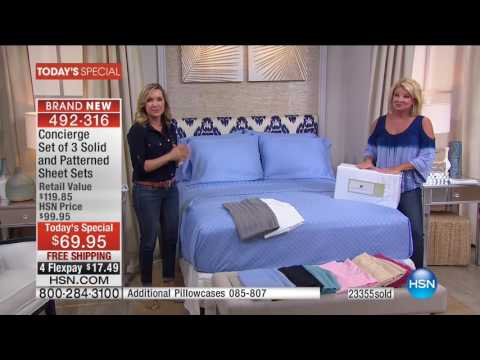 HSN | Concierge Collection Bedding 09.05.2016 - 04 PM