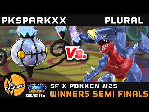SFxPokken #25 | PKSparkxx (Chandelure) vs Plural (Garchomp) - Winners Semi Finals - Pokken
