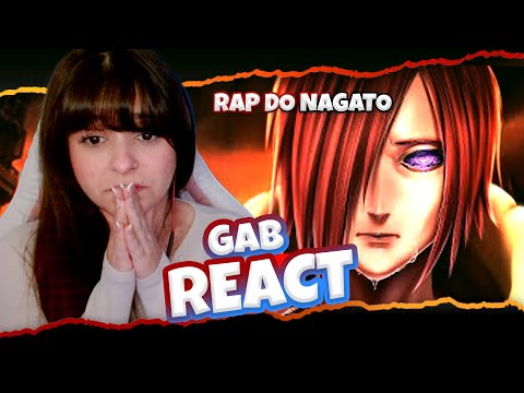 REACT 7 MINUTOZ - RAP DO NAGATO (Naruto): MINHA DOR | NERD HITS | GabReact