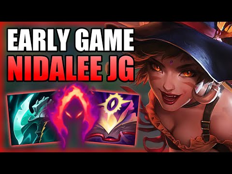 HOW TO PLAY NIDALEE JUNGLE & WIN EARLY GAME! - Best Build/Runes - League of Legends