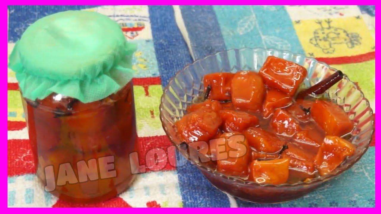 DOCE DE ABÓBORA EM PEDAÇOS SEM CAL (VEJA O SEGREDO DE MINHA MÃE )