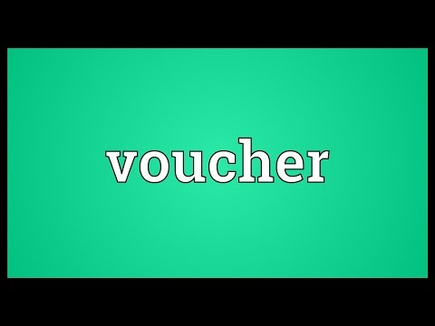Voucher Meaning