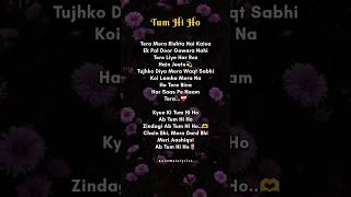 Download lagu TRY WITH YOUR OWN VOICE🤍-TUM HI HO SONG LYRICS 💕🎶 #trywithyourownvoice #songlyrics #song #singalong mp3