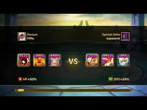 Summoners War Siege Battle vs Seara Perna Iris
