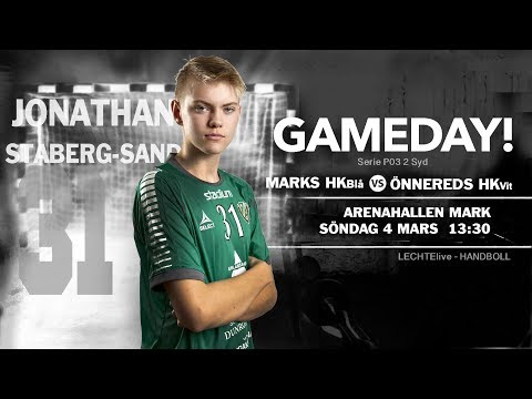 2018-03-04 P03 Marks HK Blå - Önnereds HK vit