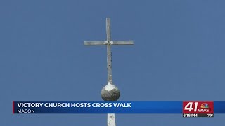 Victory Church of Macon hosts first ever Cross Walk