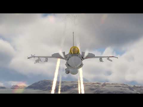 F16C vs SU-34 Dogfight - War Thunder - Cinematic