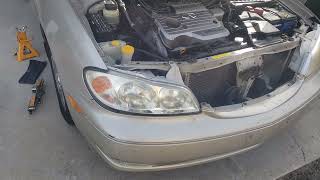 2000 infiniti i30 AC compressor replacement