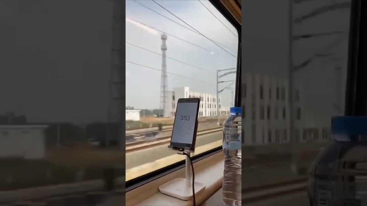 BAGAIKAN JET DARAT !! Kereta Cepat Jakarta-Bandung melaju hingga kecepatan 350 km/h