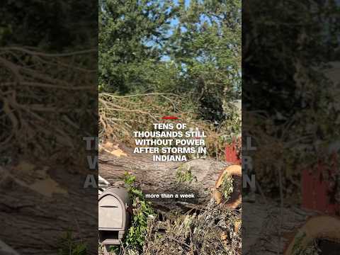 Tens of thousands still without power after storms in Indiana