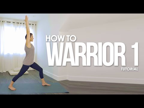 How to: Warrior 1 Alignment | Beginner Yoga Pose Guide | Yoga Basics Tutorial